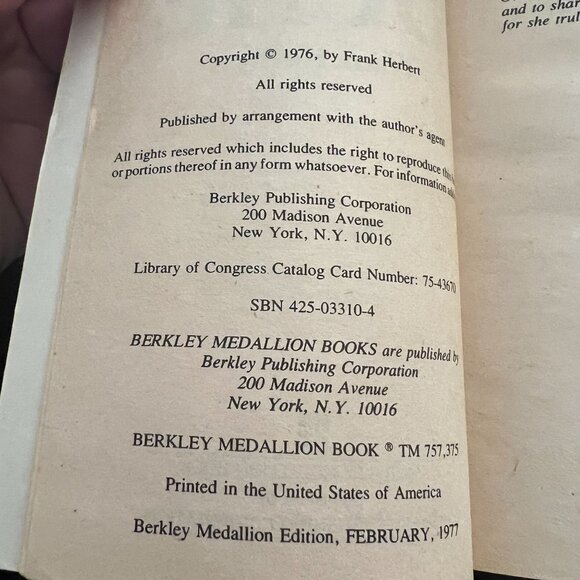 Dune 3 book lot Children of Dune Dosadi Experiment Chapterhouse by Frank Herbert - Picture 13 of 13